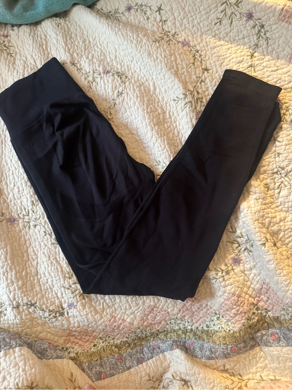 Black High-Waist Seamless Leggings